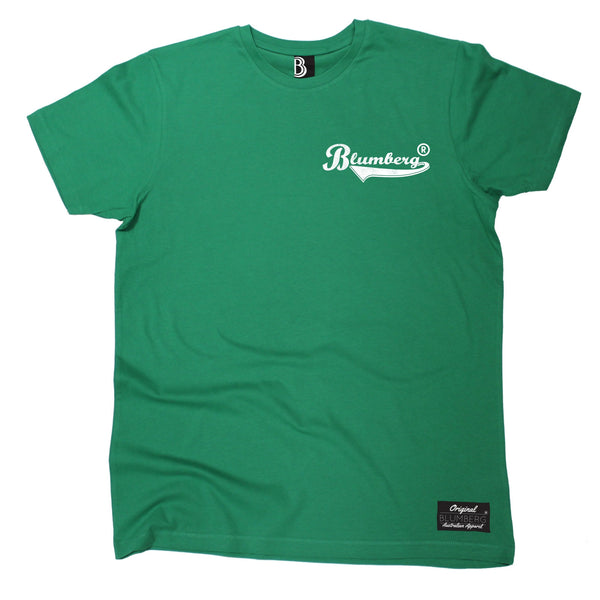 Men's Blumberg White Text Breast Pocket Design Premium T-Shirt