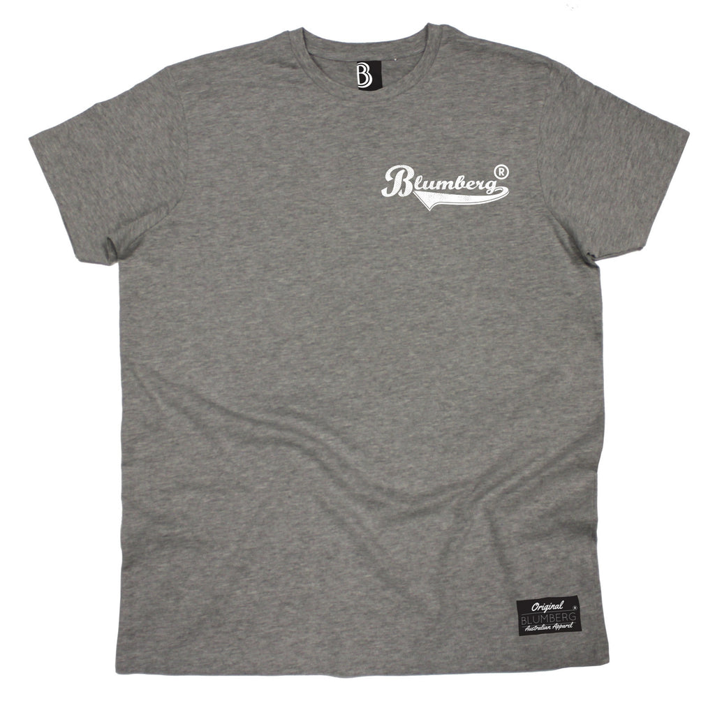 Men's Blumberg White Text Breast Pocket Design Premium T-Shirt