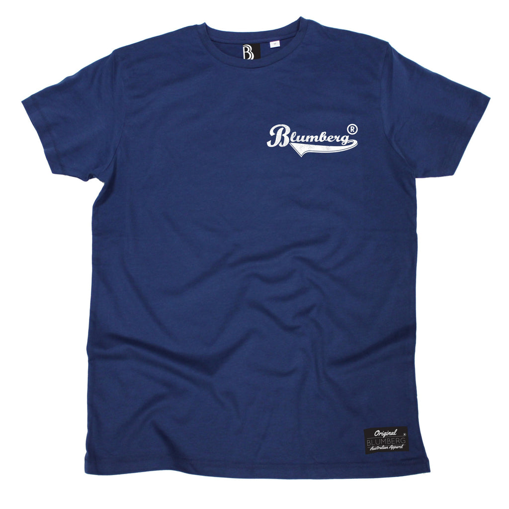 Men's Blumberg White Text Breast Pocket Design Premium T-Shirt