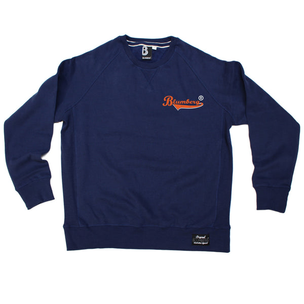 Blumberg Australia Men's Blumberg Orange Text Breast Pocket Design Premium Sweatshirt