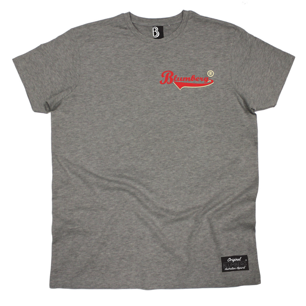 Men's Blumberg Red/Cream Text Breast Pocket Design Premium T-Shirt