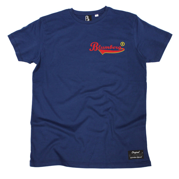 Men's Blumberg Red/Yellow Text Breast Pocket Design Premium T-Shirt