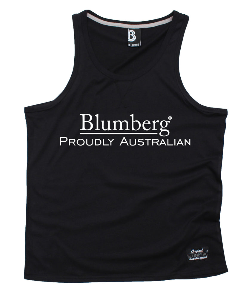 Blumberg Australia Men's Proudly Australian Premium Vest Tank Top