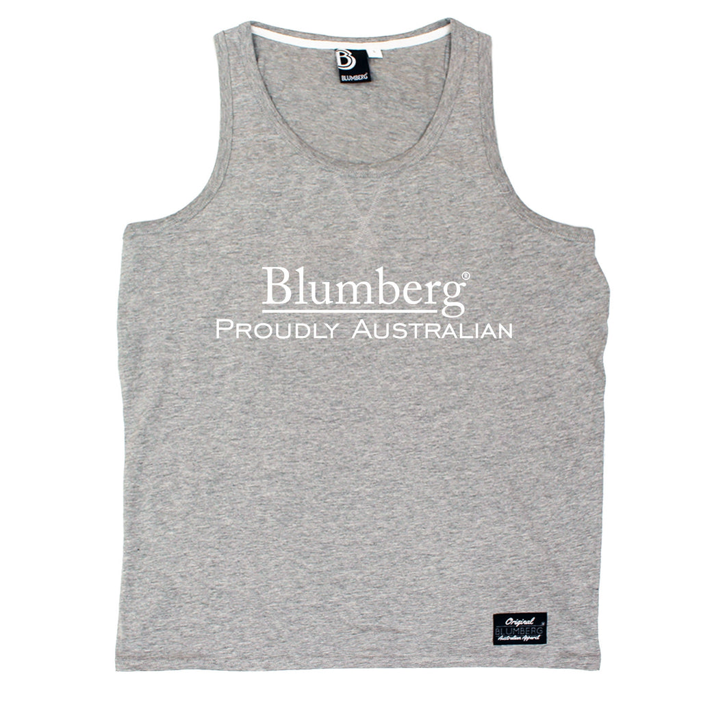 Blumberg Australia Men's Proudly Australian Premium Vest Tank Top