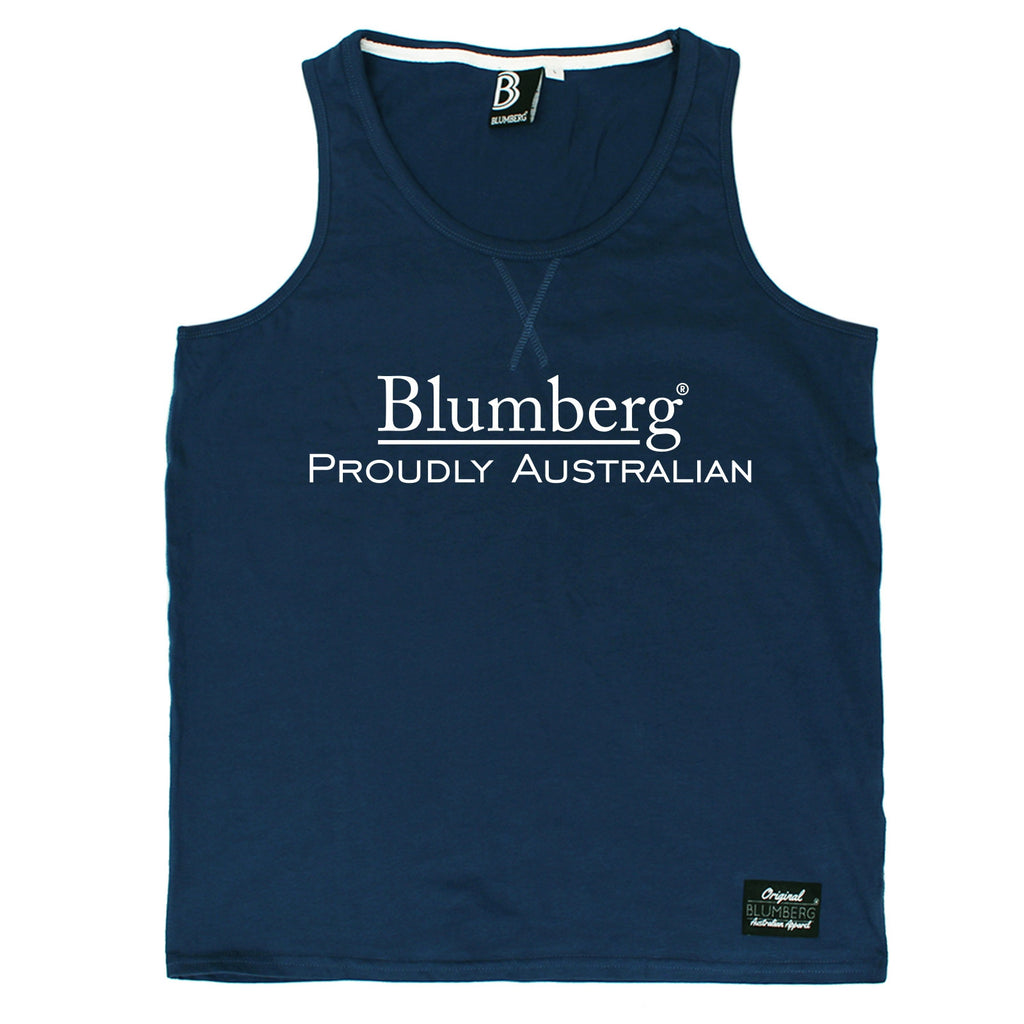 Blumberg Australia Men's Proudly Australian Premium Vest Tank Top