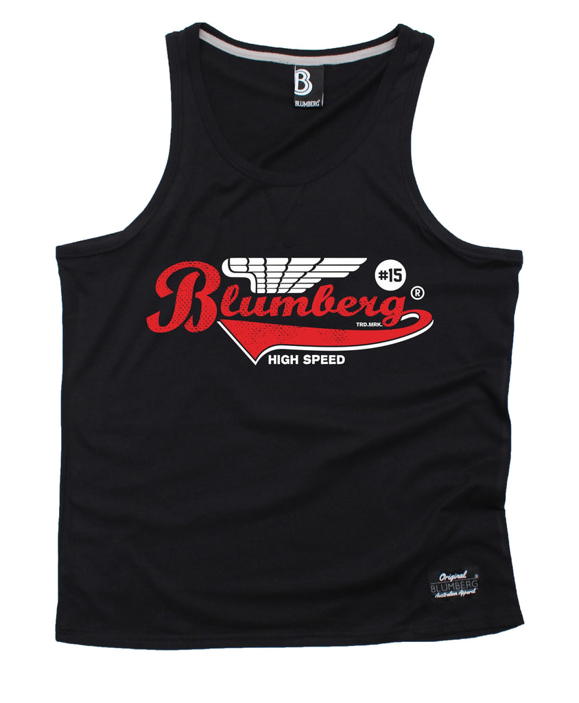 Blumberg Australia Men's Red Wing #15 High Speed Premium Vest Tank Top