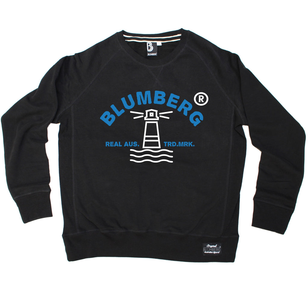 Blumberg Australia Men's Lighthouse Chest Design Premium Sweatshirt