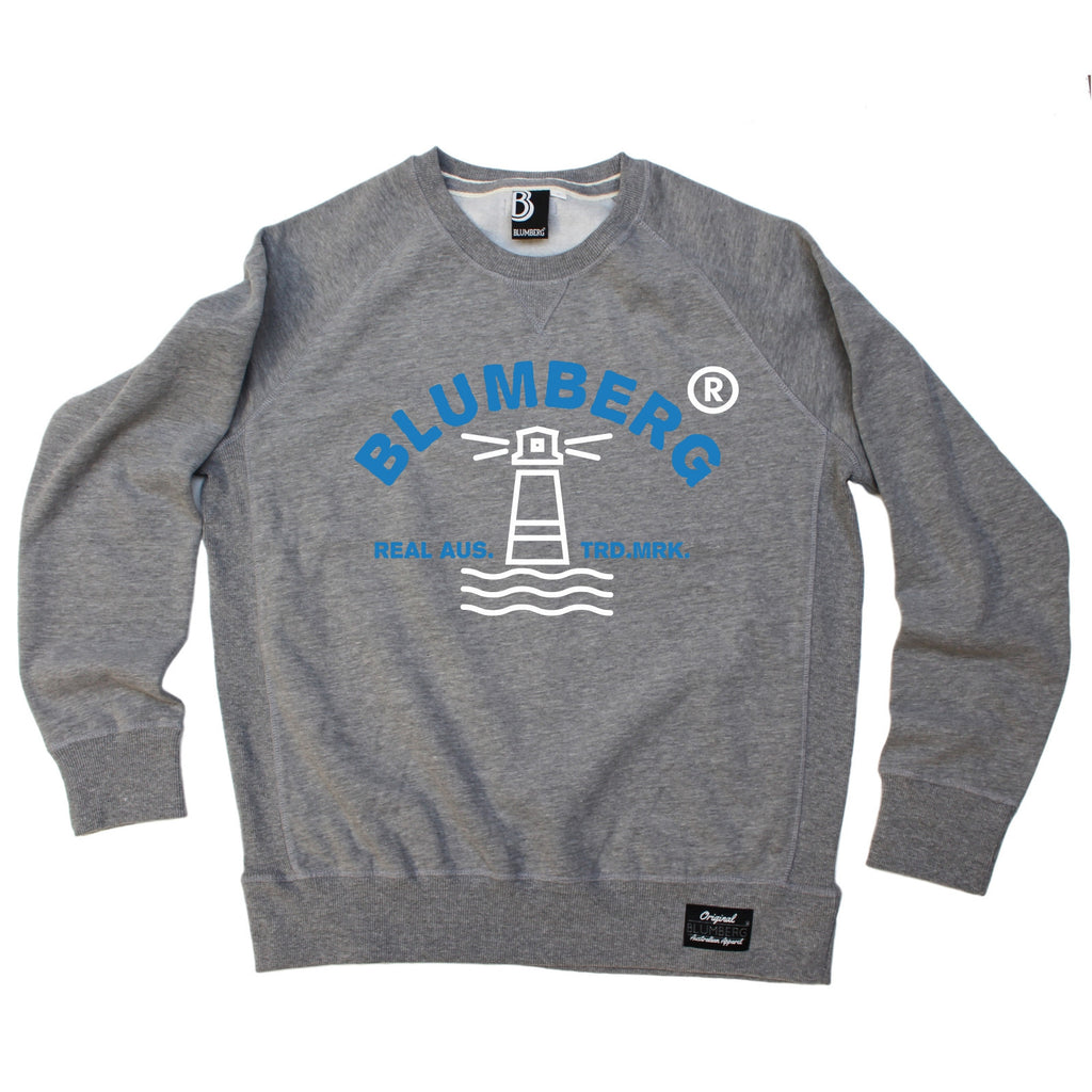 Blumberg Australia Men's Lighthouse Chest Design Premium Sweatshirt