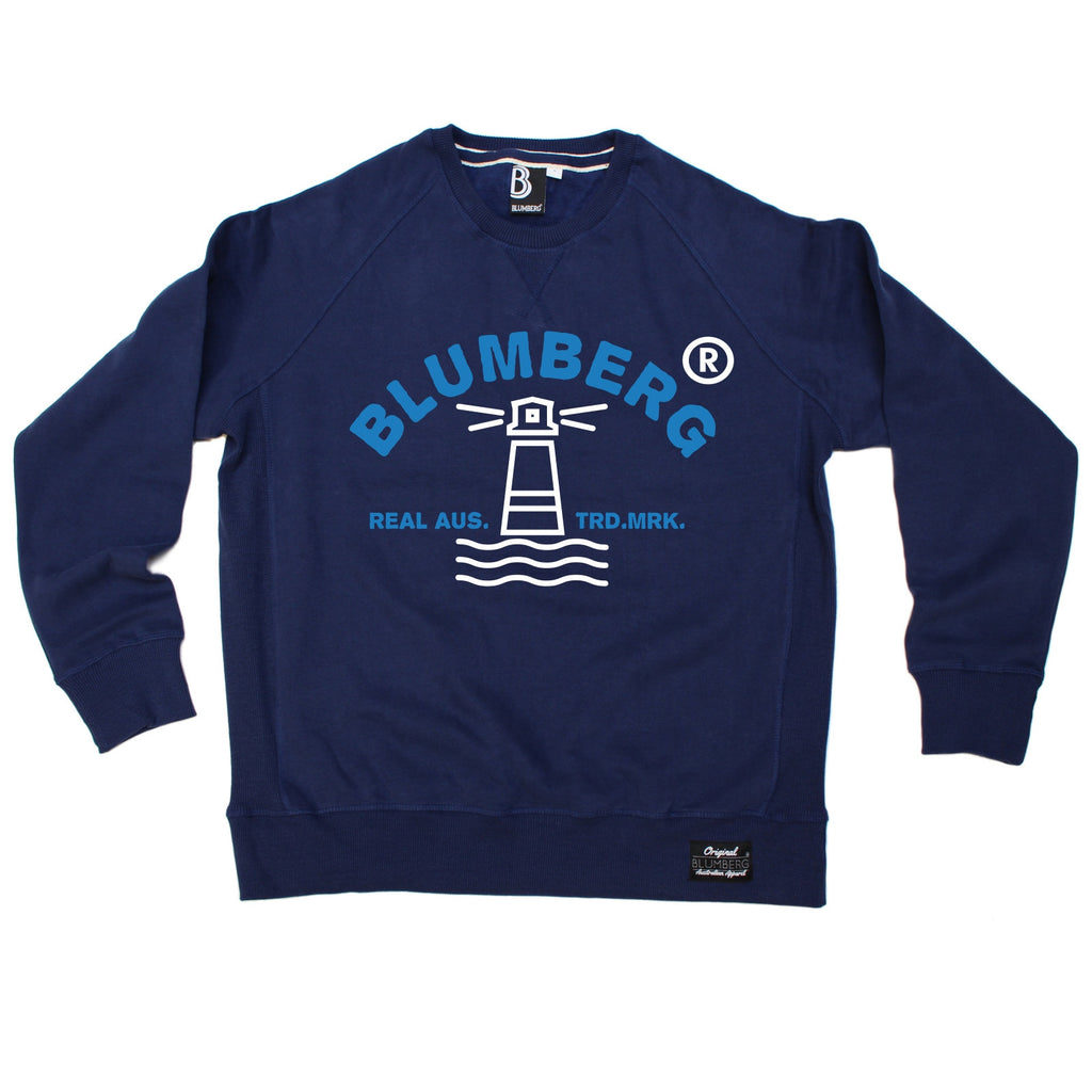 Blumberg Australia Men's Lighthouse Chest Design Premium Sweatshirt