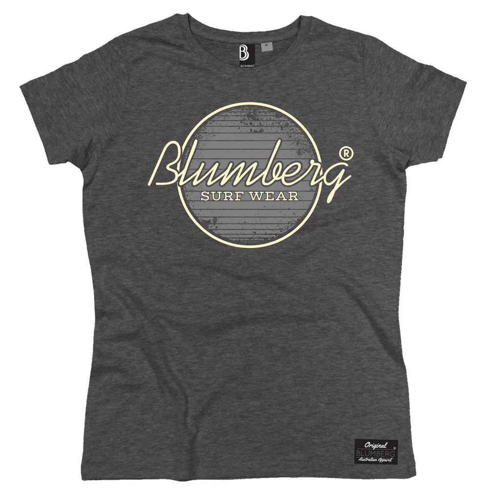 Women's Blumberg Surf Wear Grey Design - Premium T-Shirt