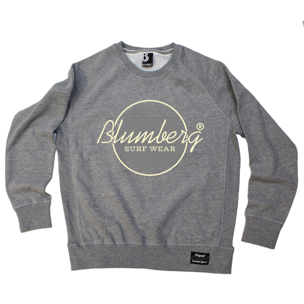 Blumberg Australia Men's Blumberg Surf Wear Grey Design Premium Sweatshirt