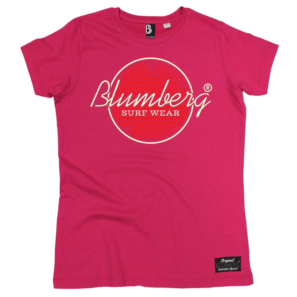 Women's Blumberg Surf Wear Red Design - Premium T-Shirt