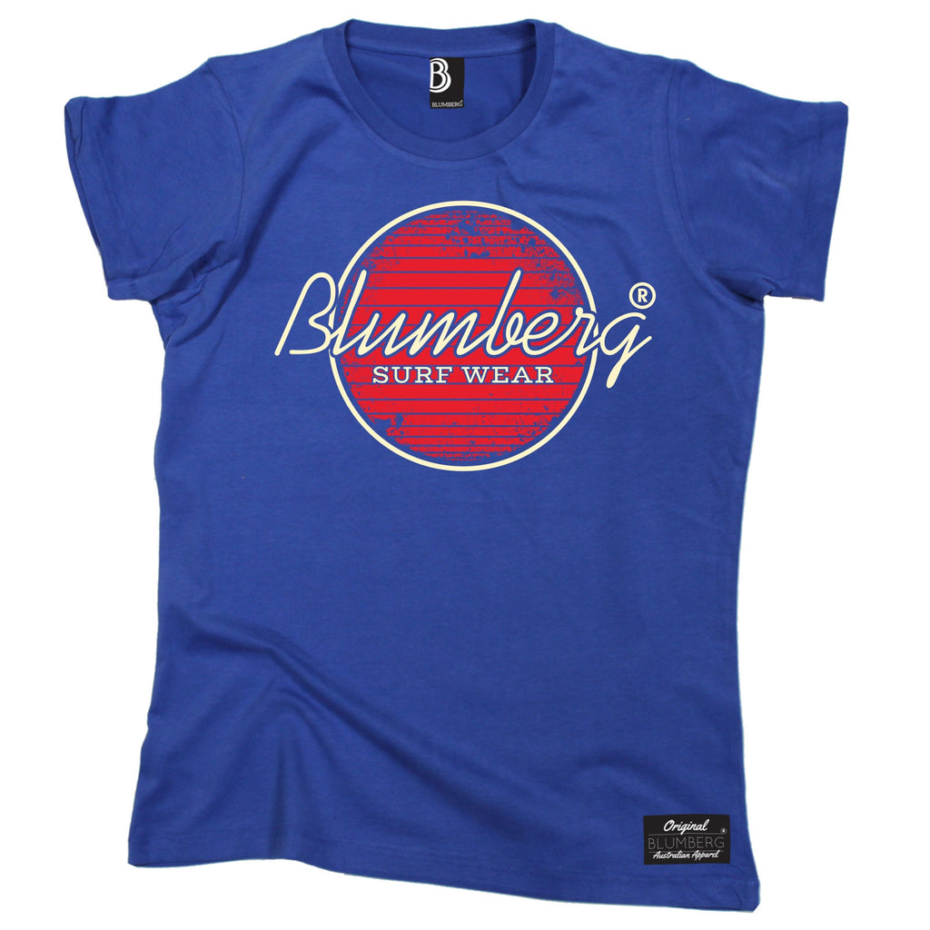 Women's Blumberg Surf Wear Red Design - Premium T-Shirt