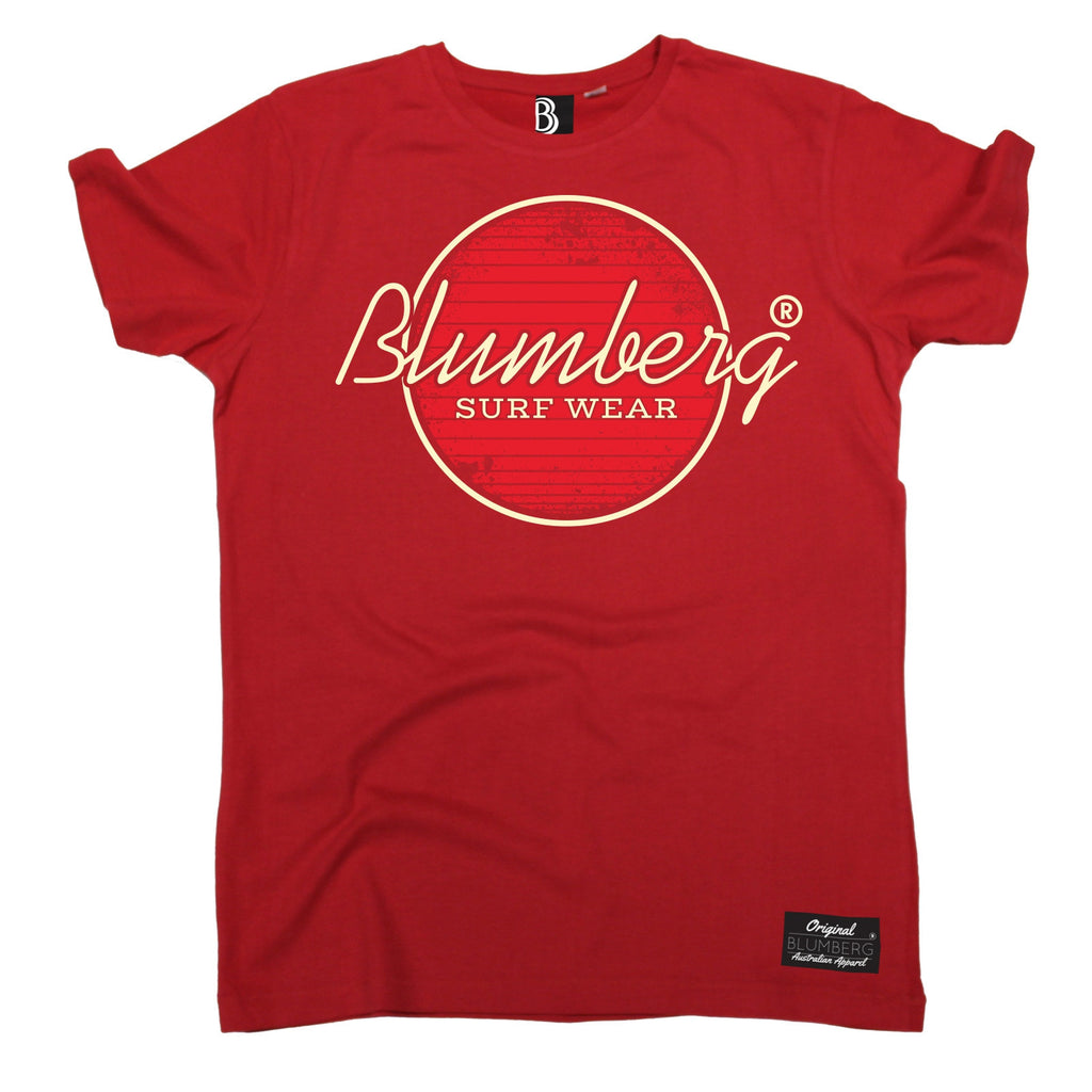 Men's Blumberg Surf Wear Red Design Premium T-Shirt