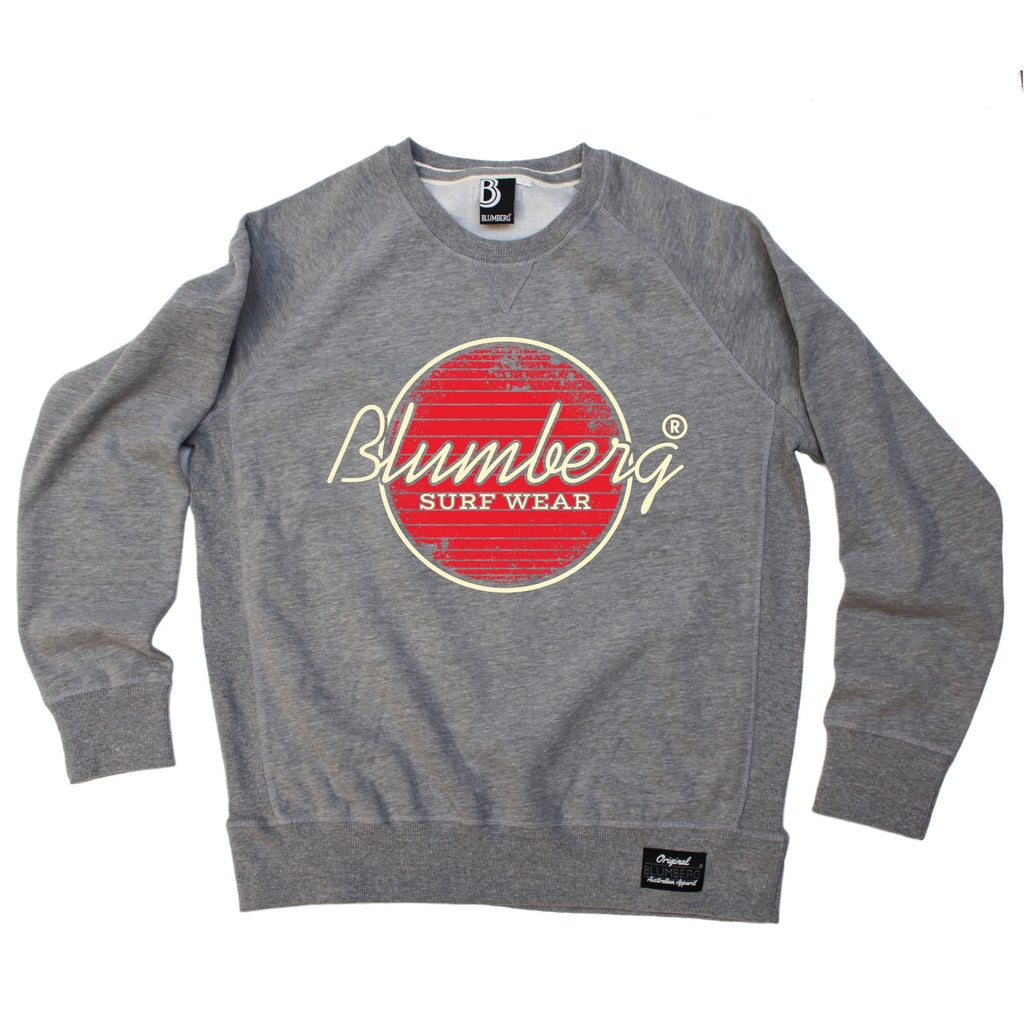 Blumberg Australia Men's Blumberg Surf Wear Red Design Premium Sweatshirt