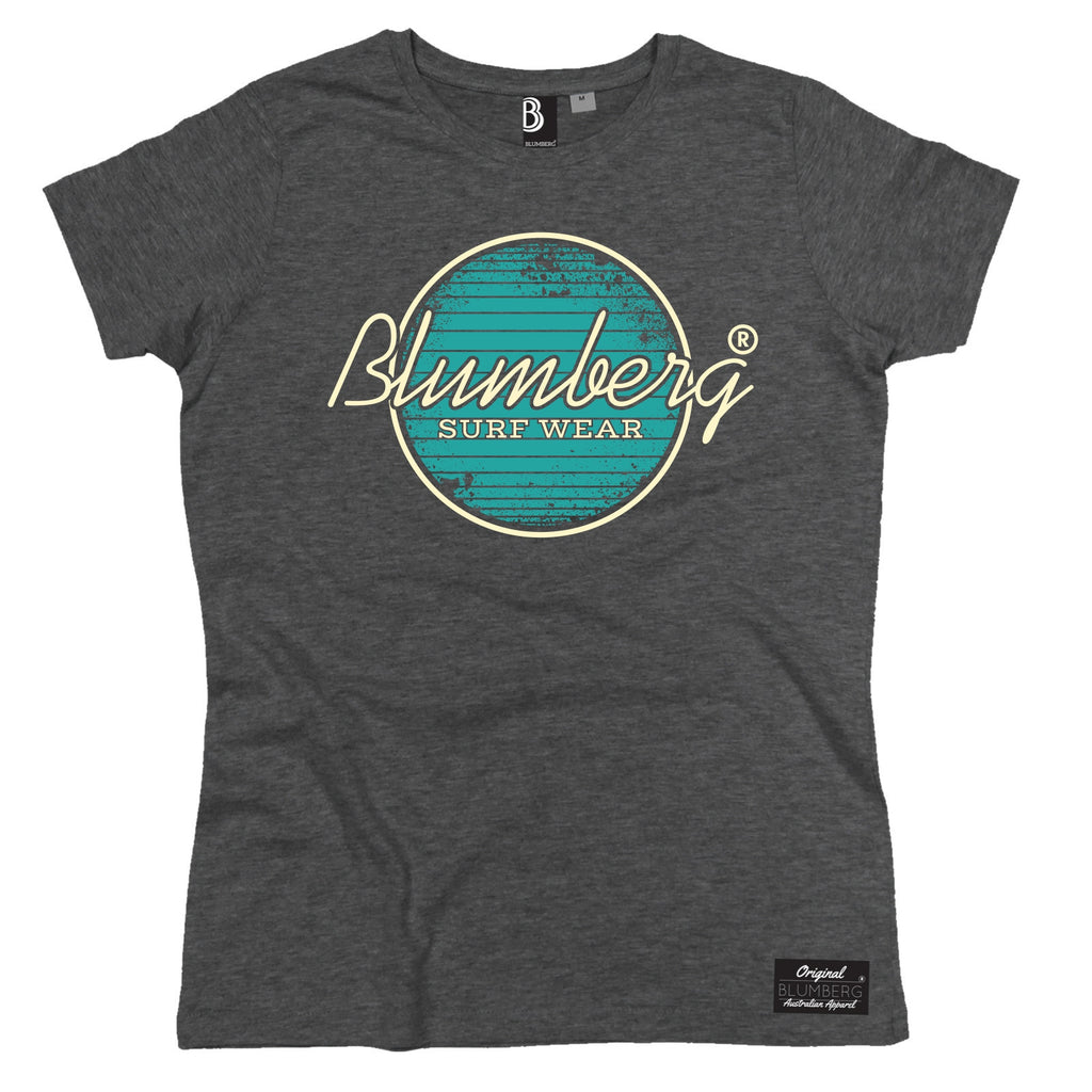 Women's Blumberg Surf Wear Turquoise Design - Premium T-Shirt