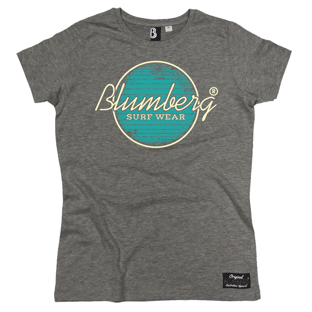 Women's Blumberg Surf Wear Turquoise Design - Premium T-Shirt
