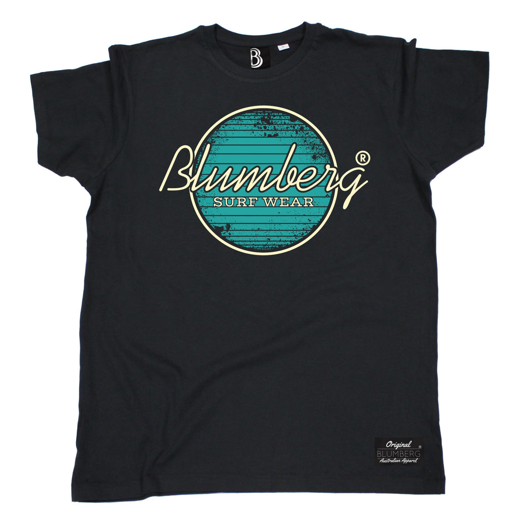 Men's Blumberg Surf Wear Turquoise Design Premium T-Shirt