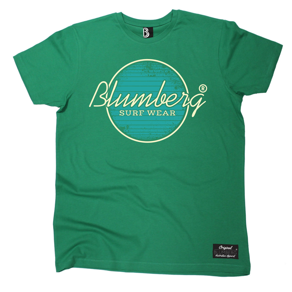 Men's Blumberg Surf Wear Turquoise Design Premium T-Shirt