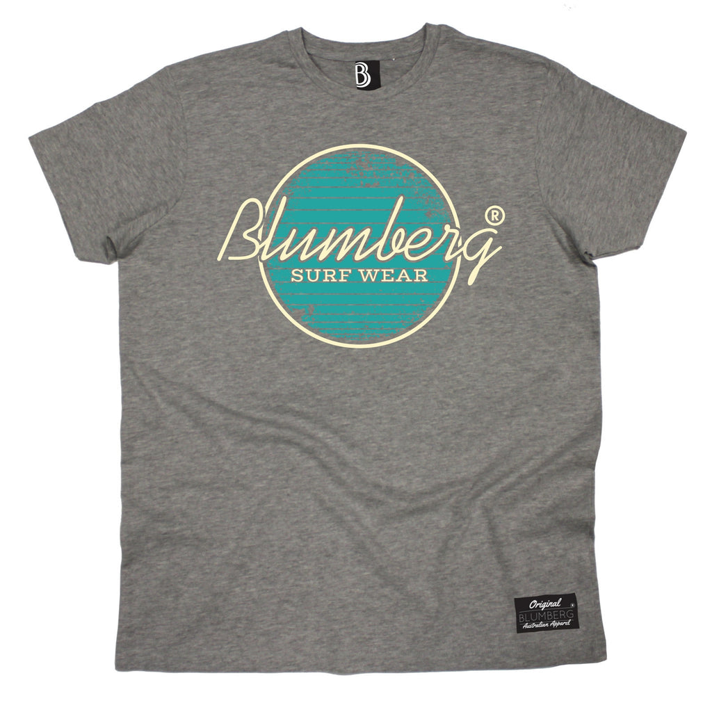 Men's Blumberg Surf Wear Turquoise Design Premium T-Shirt