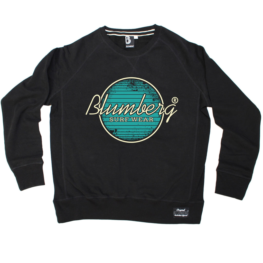 Blumberg Australia Men's Blumberg Surf Wear Turquoise Design Premium Sweatshirt