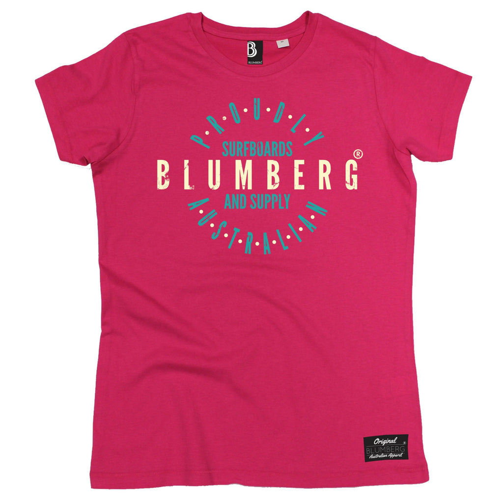 Women's Blumberg Surfboards And Supply Proudly Australian - Premium T-Shirt