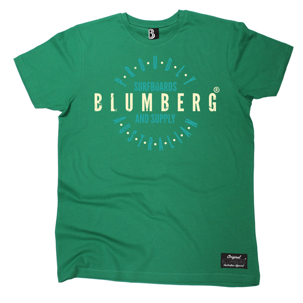 Men's Blumberg Surfboards And Supply Proudly Australian Premium T-Shirt