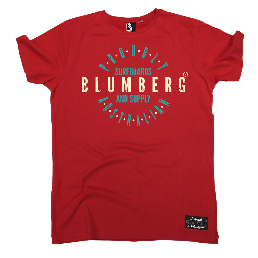 Men's Blumberg Surfboards And Supply Proudly Australian Premium T-Shirt