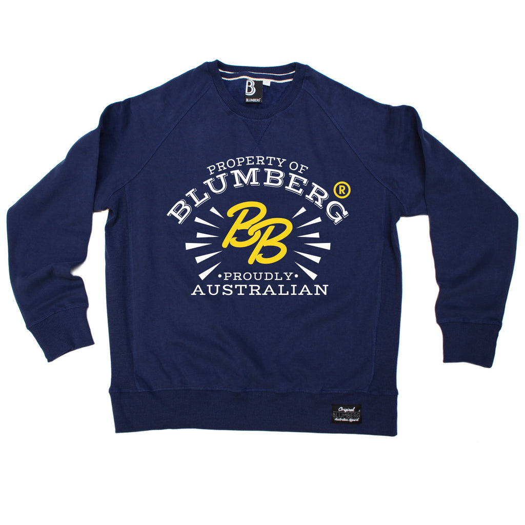 Blumberg Australia Men's Property Of Blumberg BB Proudly Australian Premium Sweatshirt