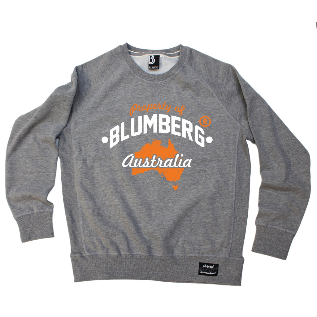 Blumberg Australia Men's Property Of Blumberg Australia Map Premium Sweatshirt