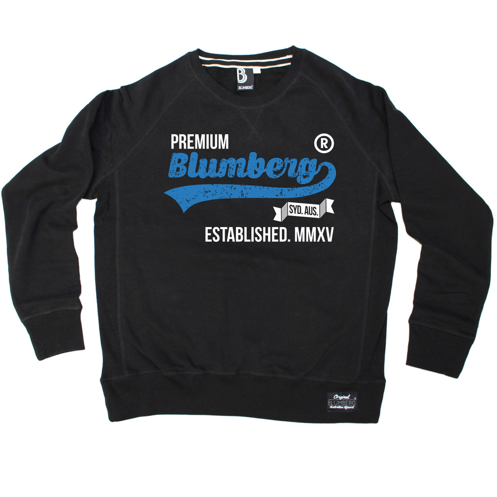 Blumberg Australia Men's Blumberg Syd Aus Established MMXV Premium Sweatshirt