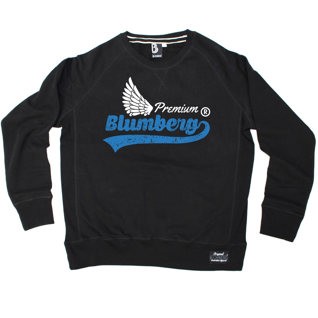 Blumberg Australia Men's Blumberg White Wing Design Premium Sweatshirt