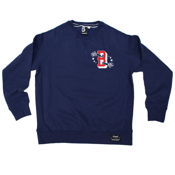 Blumberg Australia Men's B 1971 AUS Breast Pocket Design Premium Sweatshirt