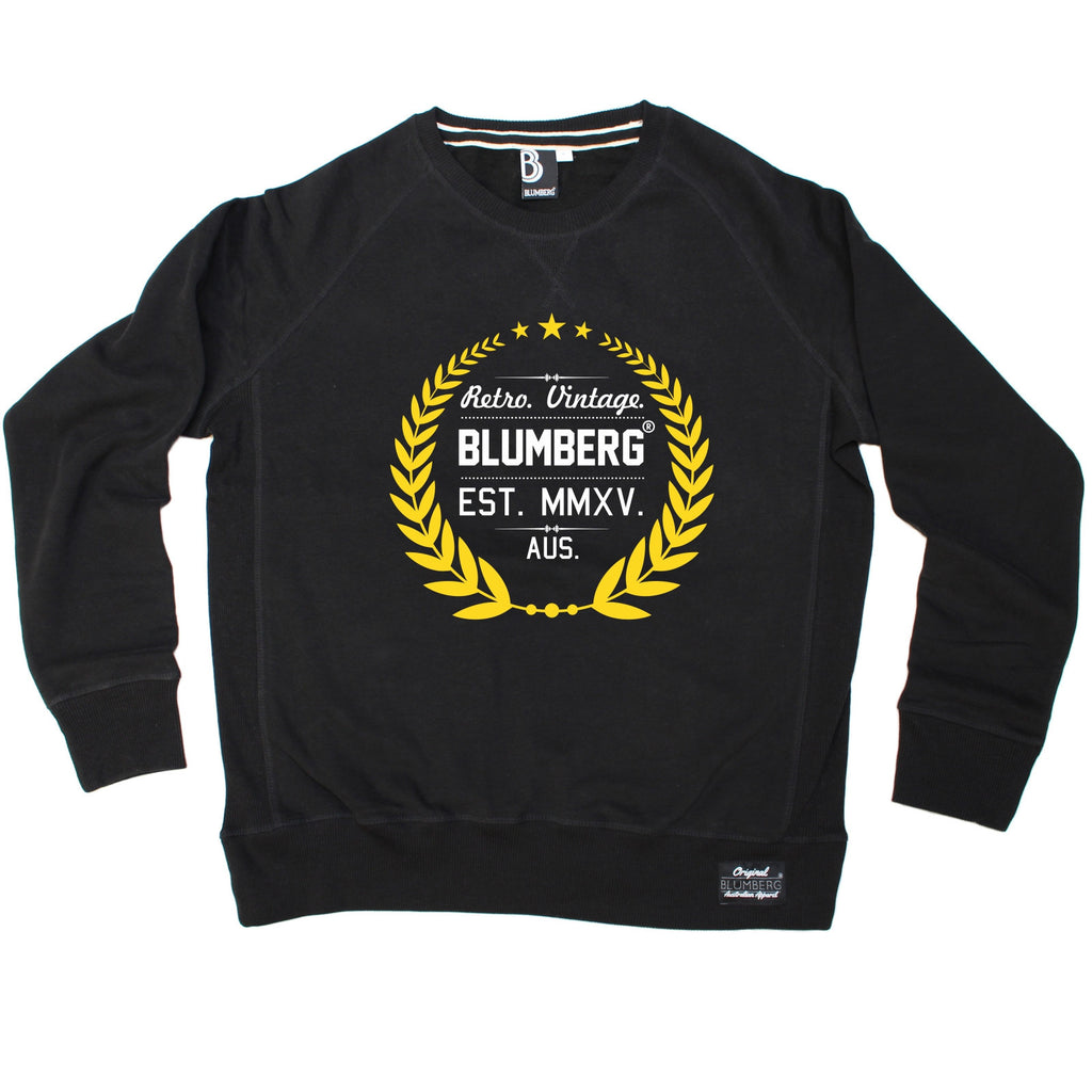 Blumberg Australia Men's Retro Vintage Blumberg Est MMXV Aus Premium Sweatshirt