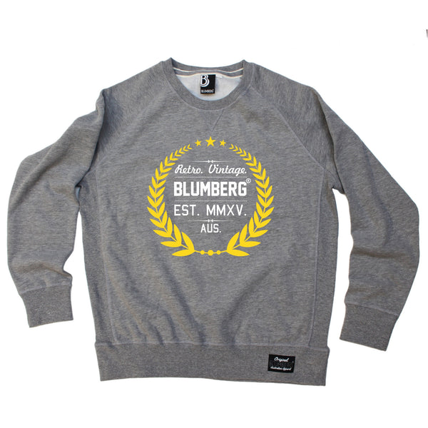 Blumberg Australia Men's Retro Vintage Blumberg Est MMXV Aus Premium Sweatshirt