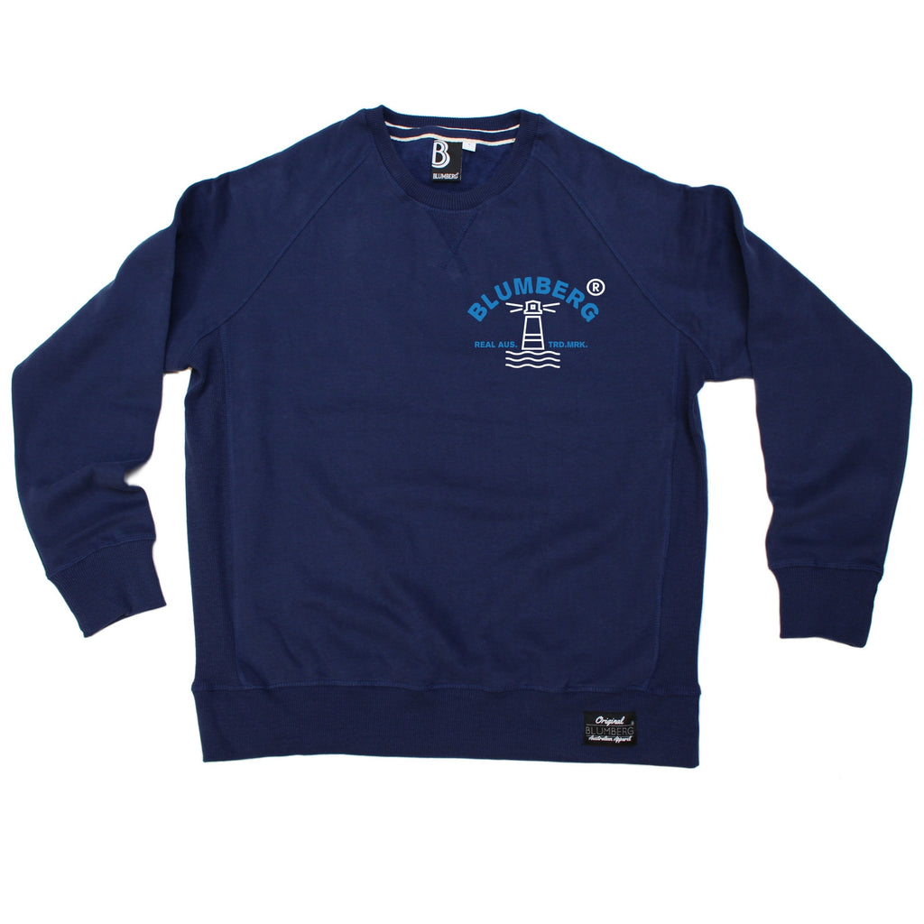 Blumberg Australia Men's Lighthouse Breast Design Premium Sweatshirt