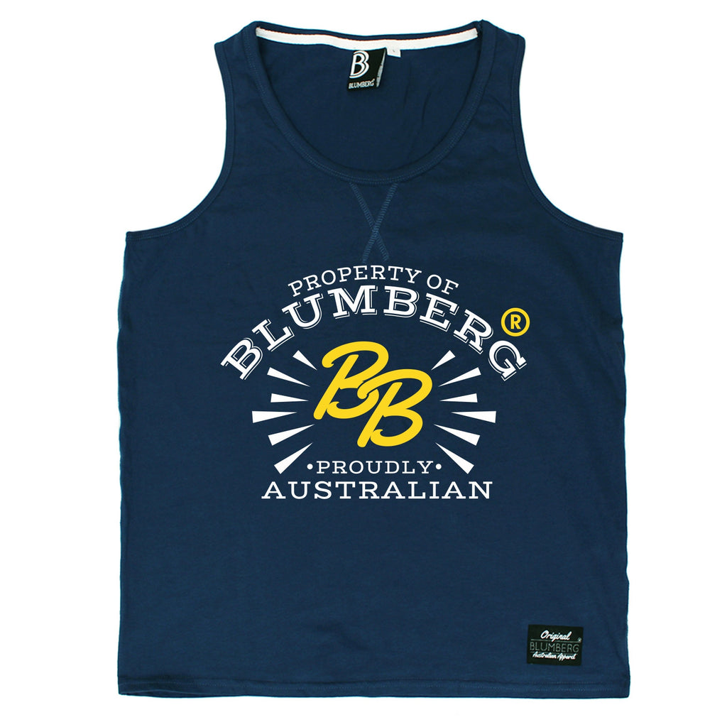 Blumberg Australia Men's Property Of Blumberg BB Proudly Australian Premium Vest Tank Top