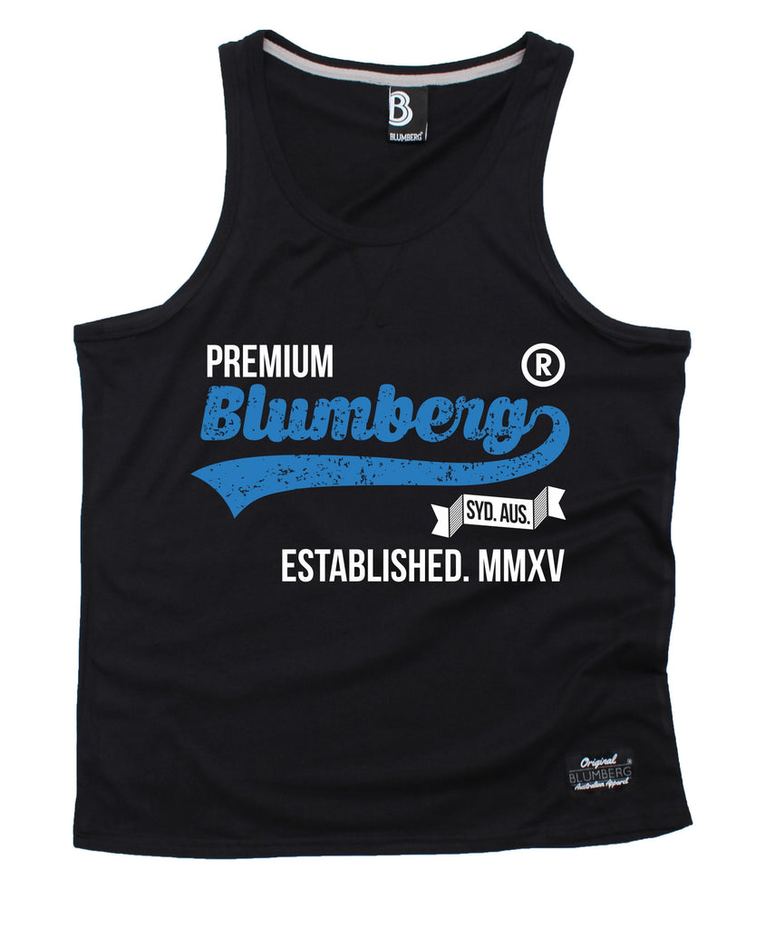 Blumberg Australia Men's Blumberg Syd Aus Established MMXV Premium Vest Tank Top