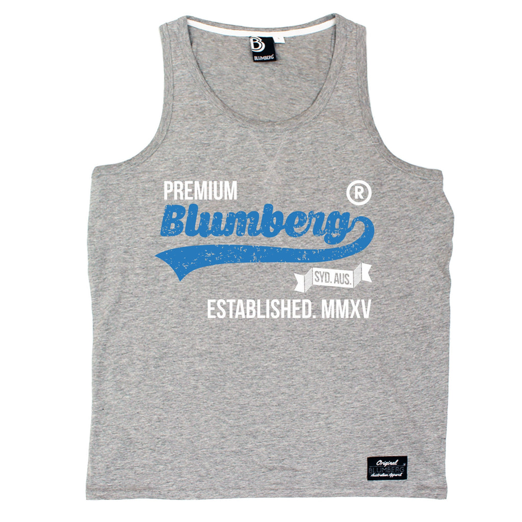 Blumberg Australia Men's Blumberg Syd Aus Established MMXV Premium Vest Tank Top