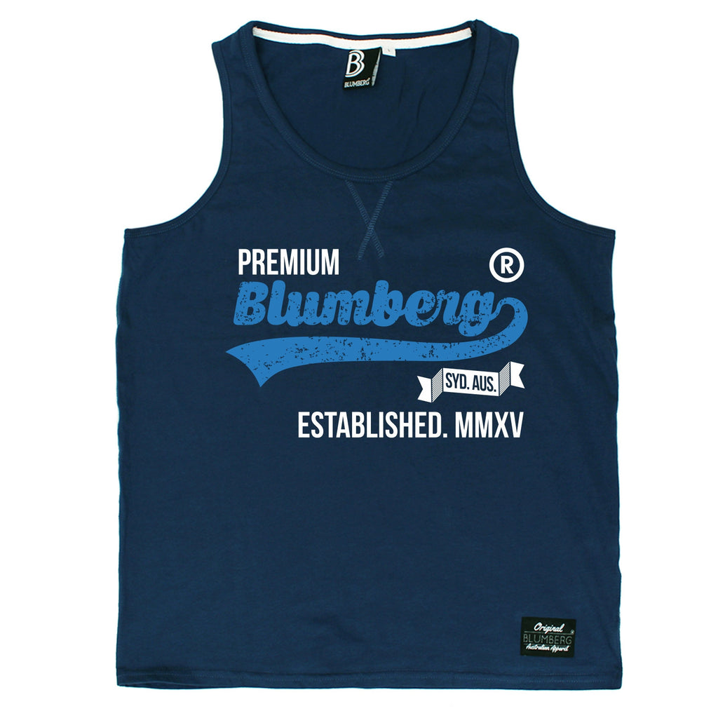 Blumberg Australia Men's Blumberg Syd Aus Established MMXV Premium Vest Tank Top
