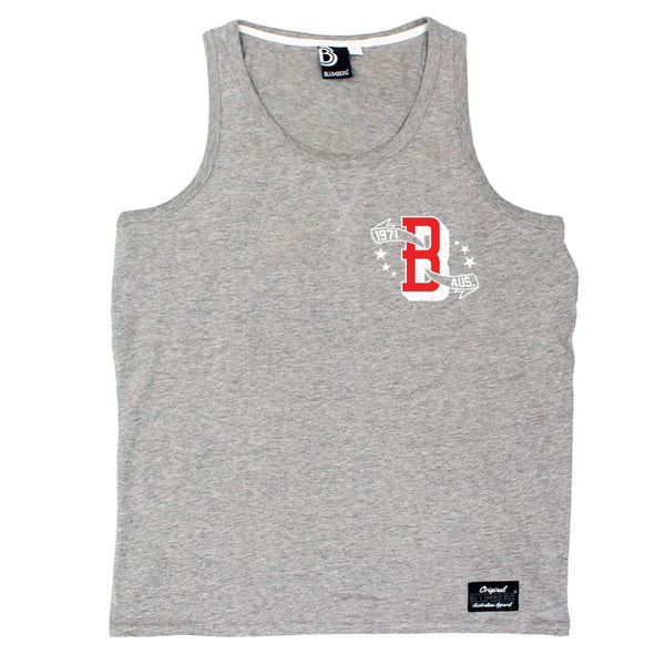 Blumberg Australia Men's B 1971 AUS Breast Pocket Design Premium Vest Tank Top