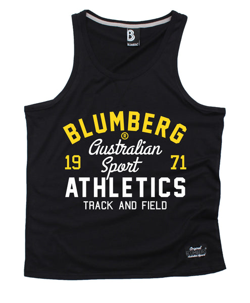 Blumberg Australia Men's Australian Sport Athletics Track And Field 1971 Premium Vest Tank Top