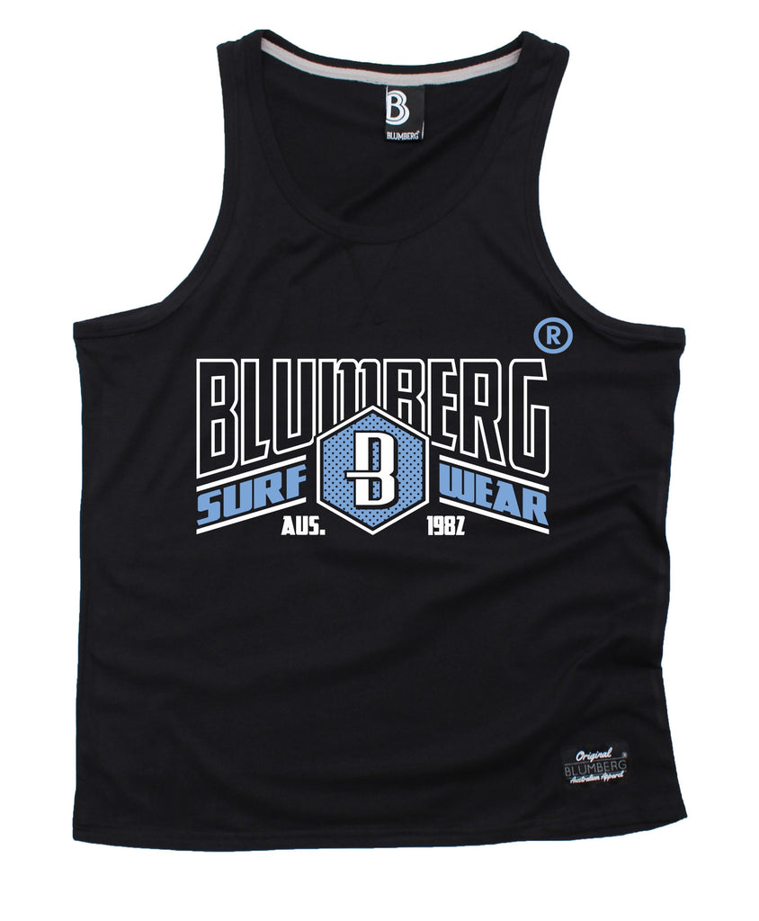 Blumberg Australia Men's Surf B Wear Aus 1982 Premium Vest Tank Top